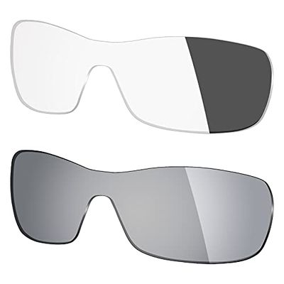 Mryok 2 Pair Polarized Replacement Lenses for Oakley Antix Sunglass - Options