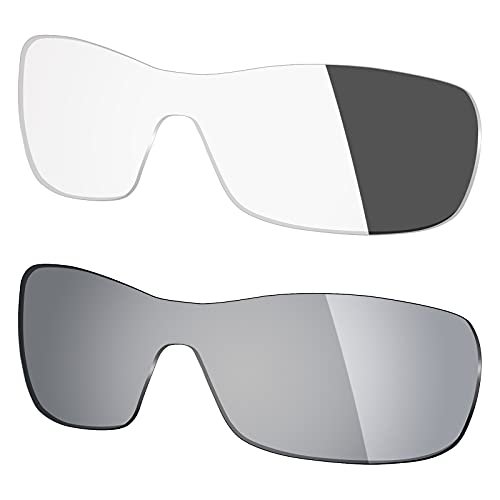 Mryok 2 Pair Polarized Replacement Lenses for Oakley Antix Sunglass - Options