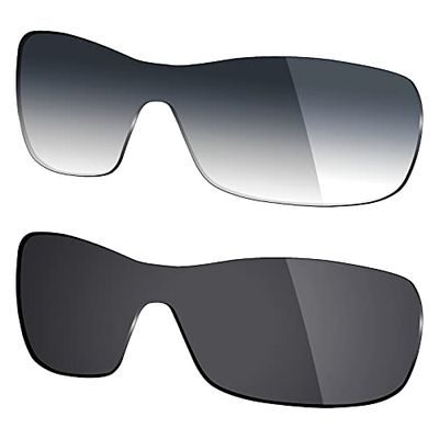 Mryok 2 Pair Polarized Replacement Lenses for Oakley Antix Sunglass - Options