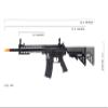 Lancer Tactical Gen 2 10" KeyMod Airsoft AEG w/Crane Stock-Low FPS view 2