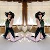 Hilor Women's Sexy One Piece Swimsuit Modest Swimwear Twist Front Bathing Suits Swimwear Dark Army Green XXL/US16 view 3