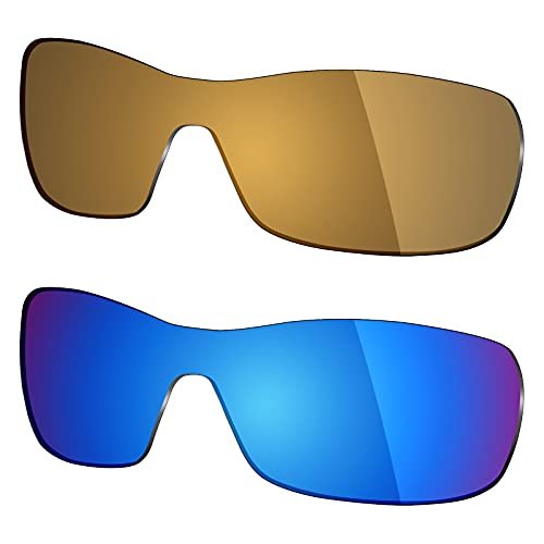 Mryok 2 Pair Polarized Replacement Lenses for Oakley Antix Sunglass - Options