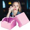 Alomejor Mini Cue Tip Chalk Holder Billiard Cue Chalk Holder Magnetic Chalk Holder Chalks Carrier Case(Rose Gold) view 3