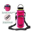 Orchidtent 40oz Neoprene Water Bottle Carrier Bag Pouch Cover, Insulated Water Bottle Holder Adjustable Padded Shoulder Strap - Great for Stainless Steel, Glass, or Plastic Bottles by Hydro Flask view 3