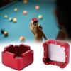 Aluminum Portable Mini Cue Tip Chalk Holder Billiard Pool Chalks Carrier Case for Billiard Cue Billiard Accessory(Red) view 4