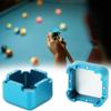 Alomejor Aluminum Portable Mini Cue Tip Chalk Holder Billiard Pool Chalks Carrier Case for Billiard Cue Billiard Accessory(Blue) view 2