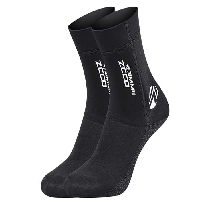 Skyone Neoprene Socks Diving Scuba Socks Wetsuit Fin Booties for Men Women, 3MM Surfing Sock Thermal Flexible Anti Slip for Swimming