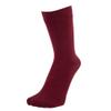 ZAKIRA Finest Combed Cotton Dress Socks in Plain Colours for Men, Women (Burgundy) view 2