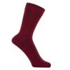 ZAKIRA Finest Combed Cotton Dress Socks in Plain Colours for Men, Women (Burgundy) view 3