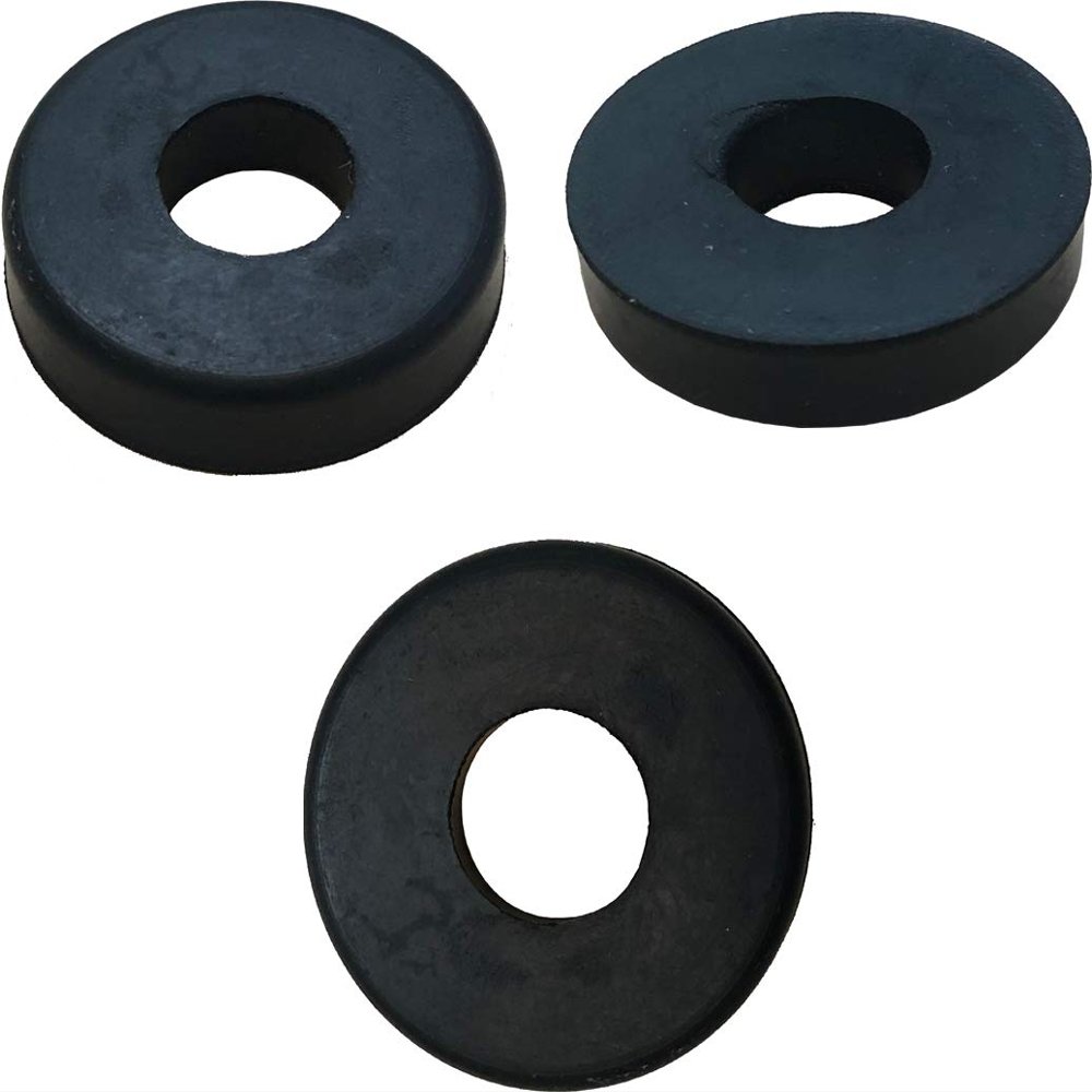 Ader Fitness Equipment Machine Parts Rubber Cushion Donuts Ring (1/2" H X1 ID X 2.5" OD, X12PCS)
