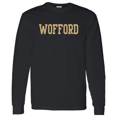 AL01 - Wofford Terriers Basic Block Long Sleeve - X-Large - Black