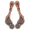 Rafter T Ranch Company Ladies Zuni Turquoise Spur Straps Zuniturquoise N/A view 1
