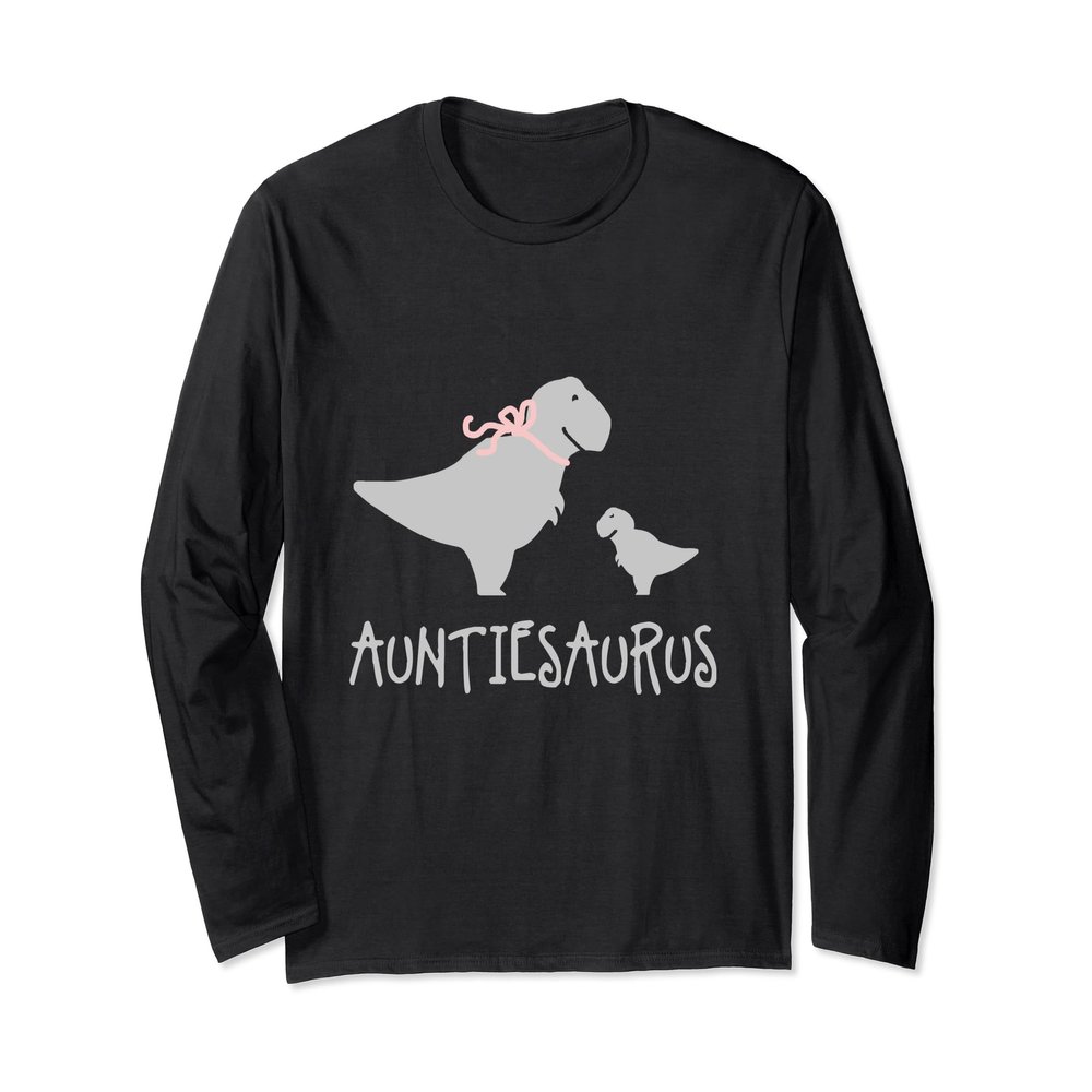 AUNTIESAURUS Fun Aunt Dinosaur Family Shirt