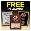 Wrestling Plaques, Custom Engraved Wrestling Team Trophy Plaque Award, Great Customizable Wrestler Awards Prime view 3
