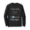 Angry Cat Shirt Long Sleeve Grumpy Hitting Esc Button Tee view 1