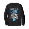 Light it Up Blue Shirts Autism Teacher Long Sleeve Shirt view 1