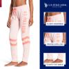 U.S. Polo Assn. Womens Sweatpants - Women Joggers Sweats with Logo Print - French Terry Poly-Cotton Pluz Size (Light Pink Heather with Stripe, Small) view 2