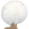 DUBKARTna Biggest Afro Ever Wig Halloween Costume Accessories, White,Black, One Size (White) view 2