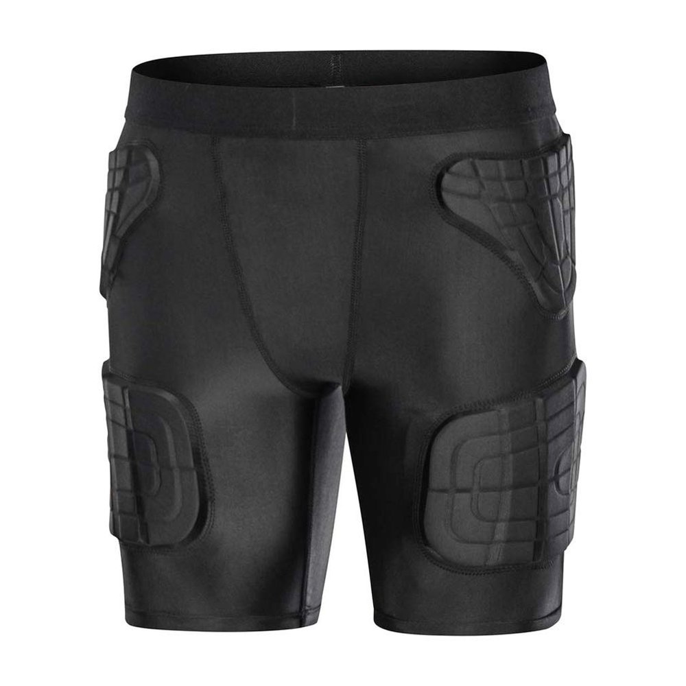 Topeter Snowboard Impact Shorts with Protective Gear Guard Impact for Youth Boys Contact Extreme Sports(YS, Black)