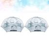 2PCS Fishing Net Foldable Crab Net Trap Cast Dip Cage for Fish Minnow Crawfish Shrimp Umbrella Design (Six Entrance) view 1