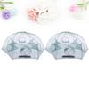 2PCS Fishing Net Foldable Crab Net Trap Cast Dip Cage for Fish Minnow Crawfish Shrimp Umbrella Design (Six Entrance) view 2