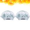 2PCS Fishing Net Foldable Crab Net Trap Cast Dip Cage for Fish Minnow Crawfish Shrimp Umbrella Design (Six Entrance) view 4