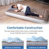 Etekcity Air Mattress Upgraded Twin Size Camping Air Bed Blow Up Bed Inflatable Mattress Raised Airbed with Rechargeable Pump for Guest, Camping, Hiking, Height 9", Storage Bag, Brown view 2