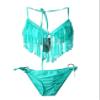 Letuwj Women's Separated Fringe Swimsuit M Lake Blue view 1