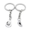 5 Items Metal Keychain Keyring Key Tags Chains Rings Jewelry Bag Charms OS4Y4 Cowboy Cap Hat view 1