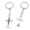 1 Item Metal Keychain Keyring Key Tags Chains Rings Jewelry Bag Charms N2ST1 Airplane Aircraft view 1