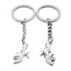 1 Item Metal Keychain Keyring Key Tags Chains Rings Jewelry Bag Charms GF3O0 High Heels Shose