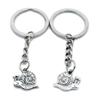 1 Item Metal Keychain Keyring Key Tags Chains Rings Jewelry Bag Charms O8AI9 Snail