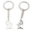 1 Item Metal Keychain Keyring Key Tags Chains Rings Jewelry Bag Charms M3IJ6 Cartoon Monkey view 1