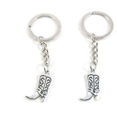 1 Item Metal Keychain Keyring Key Tags Chains Rings Jewelry Bag Charms U0ZL7 Womens Boot