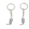 1 Item Metal Keychain Keyring Key Tags Chains Rings Jewelry Bag Charms U0ZL7 Womens Boot view 1