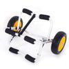 Kanizz Portable Bend 1.5mm. Aluminium Kayak Dolly Trailer Canoe Transport Cart Boat Carrier Trolley Wheel Yellow view 1