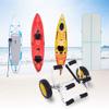 Kanizz Portable Bend 1.5mm. Aluminium Kayak Dolly Trailer Canoe Transport Cart Boat Carrier Trolley Wheel Yellow view 4
