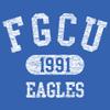UGP Campus Apparel AH20 - FGCU Eagles Athletic Arch HOODIE - Small - Royal view 2