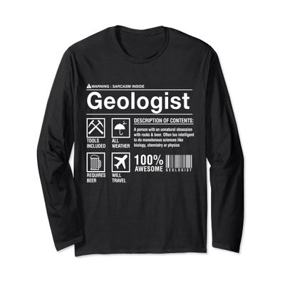 Geologist composition, funny t-shirt for geology student