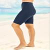 Swim 365 Women's Plus Size High-Waist Swim Bike Short - 18, Navy view 3