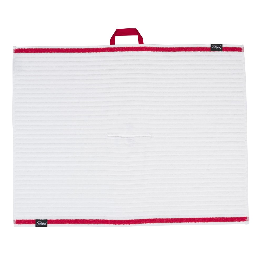Titleist Tour Staff Golf Towel, White, 20 x 40-Inch (Prior Season)