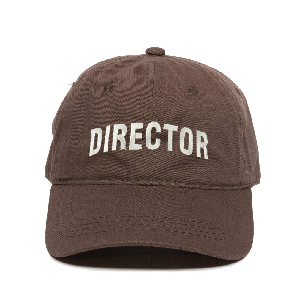 DSGN By DNA Film Movie Director Baseball Cap Embroidered Cotton Adjustable Dad Hat Brown