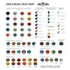 Gorilla Glass Color Front Double Flared Plug  Price Per 1 - Denim - 2mm ~ 12g view 4