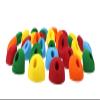 Atomik Rock Climbing Holds Set of 34 Pack Bolt-On Handholds and Footholds in Assorted Bright Tones view 2