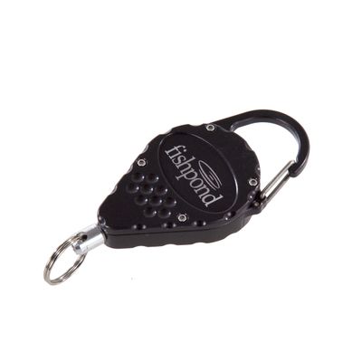 fishpond Arrowhead Fly Fishing Tool Retractor Zinger | Retractable Lanyard | Fishing Accessories - Blackrock