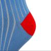 Mysocks Children Knee High Socks Ribbed Blue Red view 4