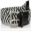 PGA TOUR mens Pga Tour Multicolor Stretch Braid Men's Belt, Grey, Large US view 1