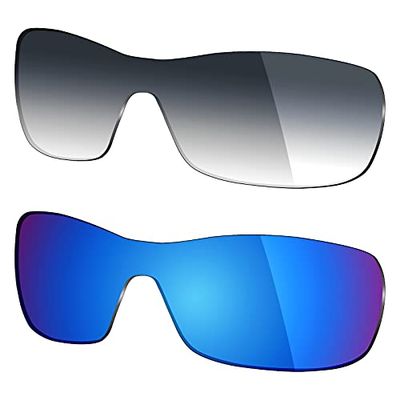 Mryok 2 Pair Polarized Replacement Lenses for Oakley Antix Sunglass - Options