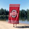 Northwest NCAA Ohio State Buckeyes Unisex-Adult Beach Towel, 30" x 60", Stripes view 4