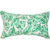 Blue Panda Blow Up Pool Pillow - 17 x 10 in - Tropical Leaves Pattern - Inflatable Pillow for Pools view 1